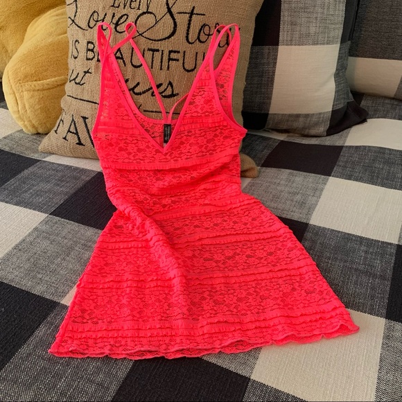 Express Other - Hot Pink Lacey Lingerie